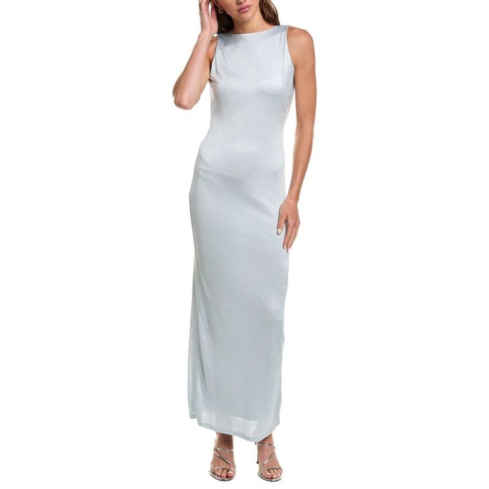 Lamarque Womens  Kyryla Sleeveless Maxi Dress, Blue